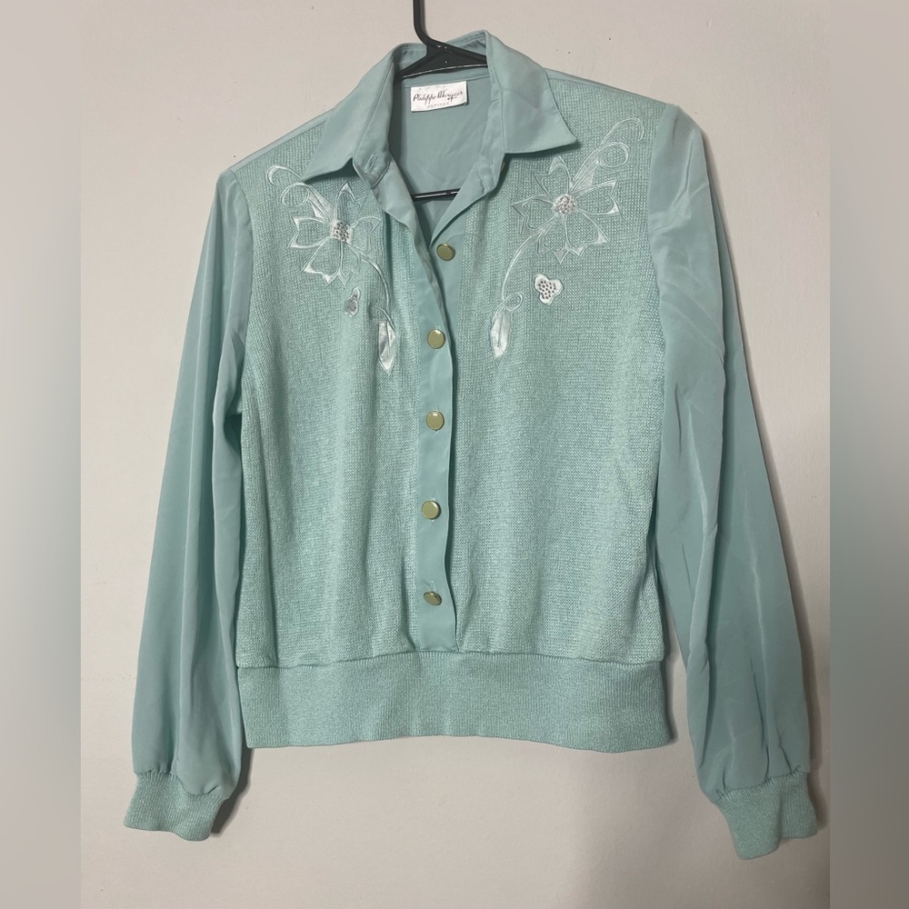 Vintage Philippe Marques Light green sweater